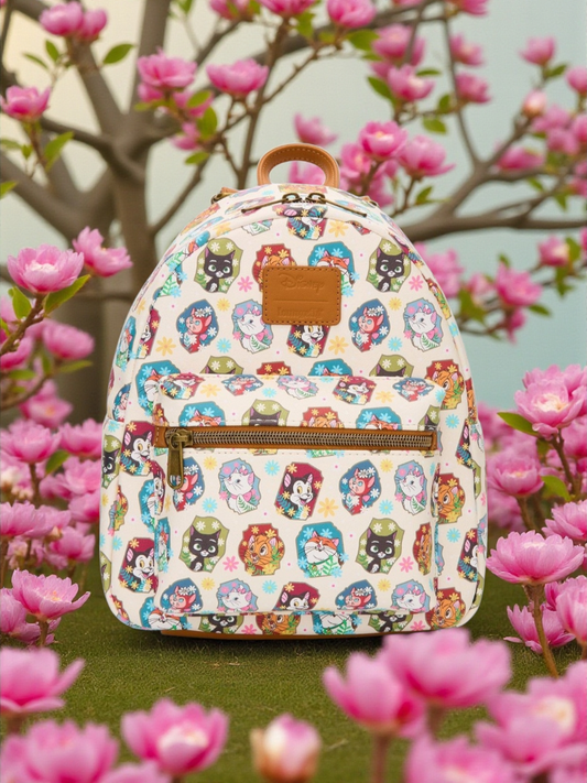 Loungefly Disney Movie Cats Flowery Portraits Backpack