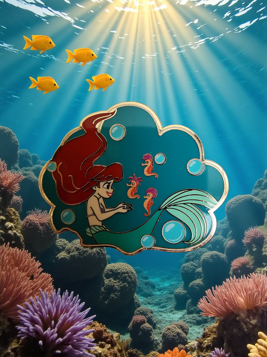 Loungefly Disney Princess Puzzle Collage Mystery Pins