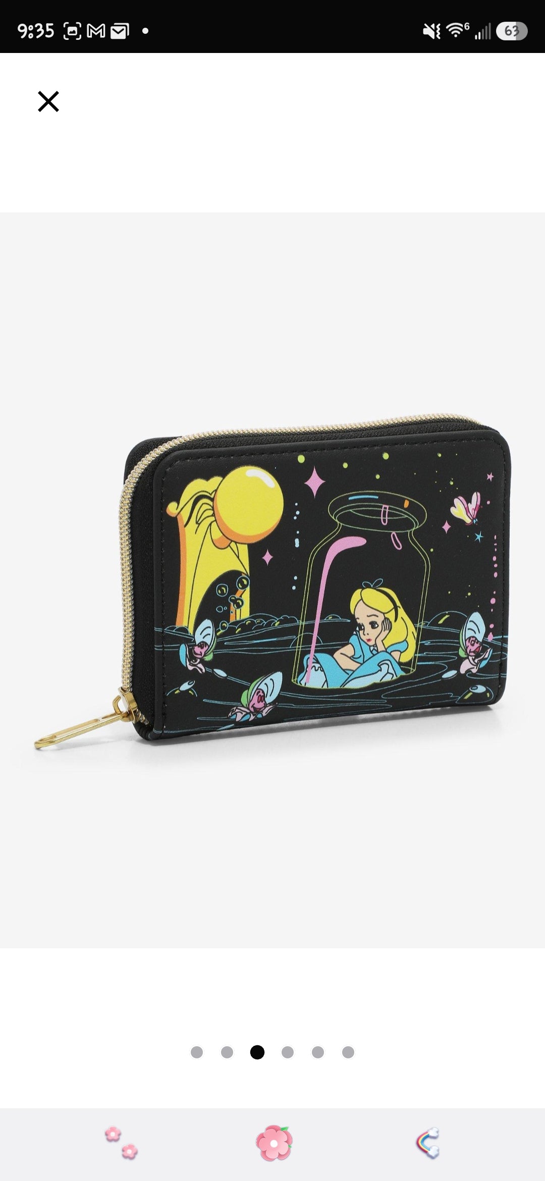 Loungefly Disney Alice in Wonderland Sea of Tears Wallet