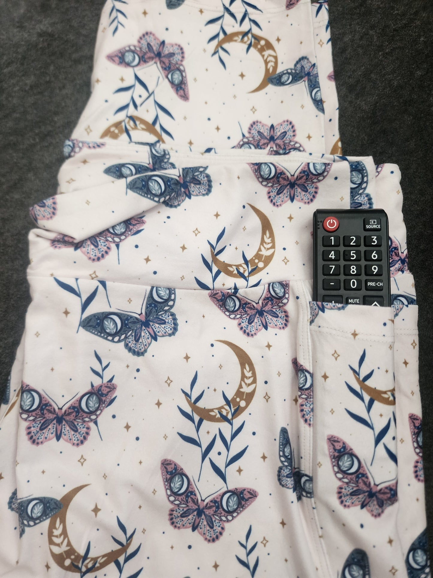 CP Butterflies and Moons Capri Leggings