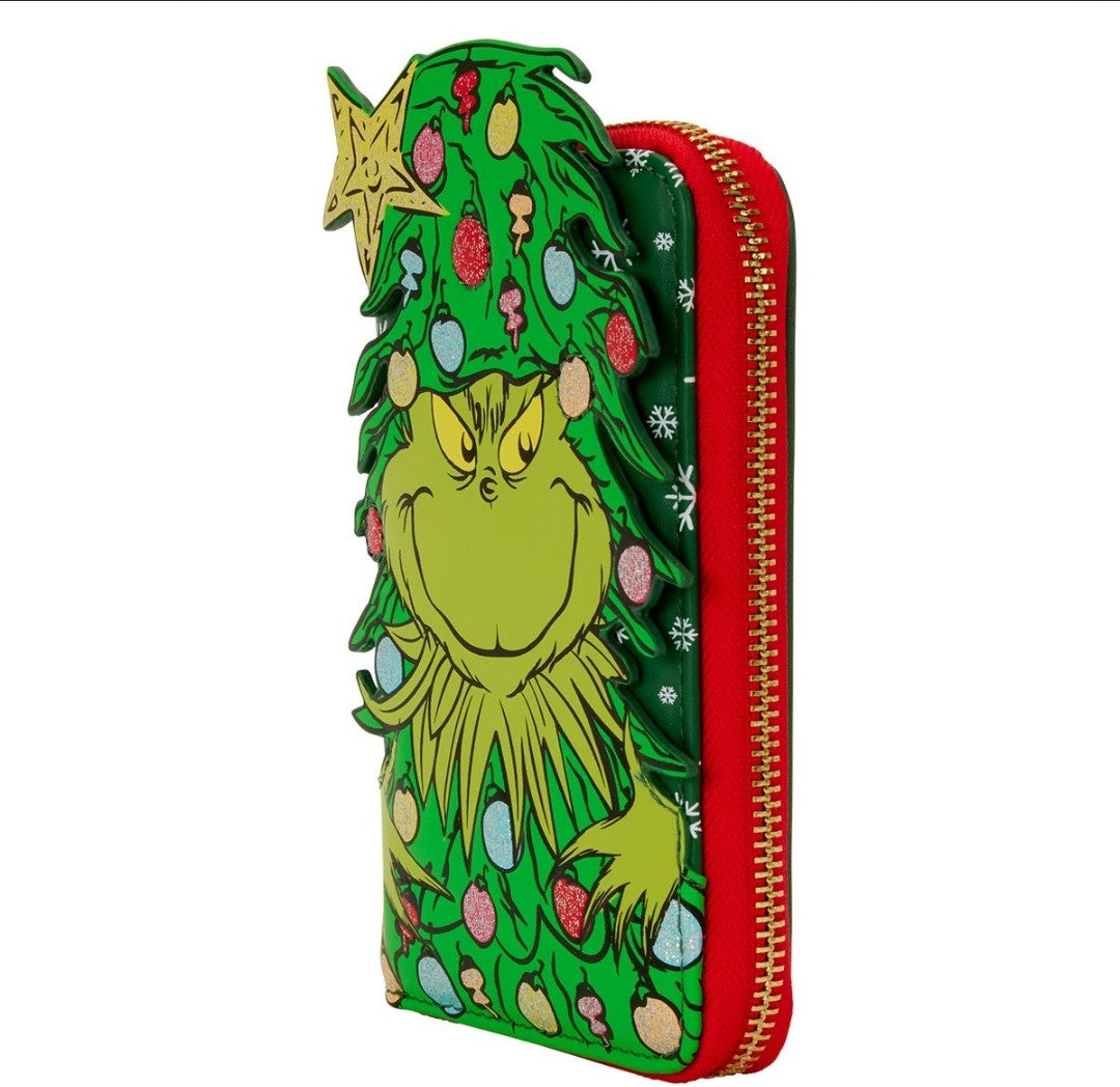 Loungefly Grinch Christmas Tree Holiday Wallet