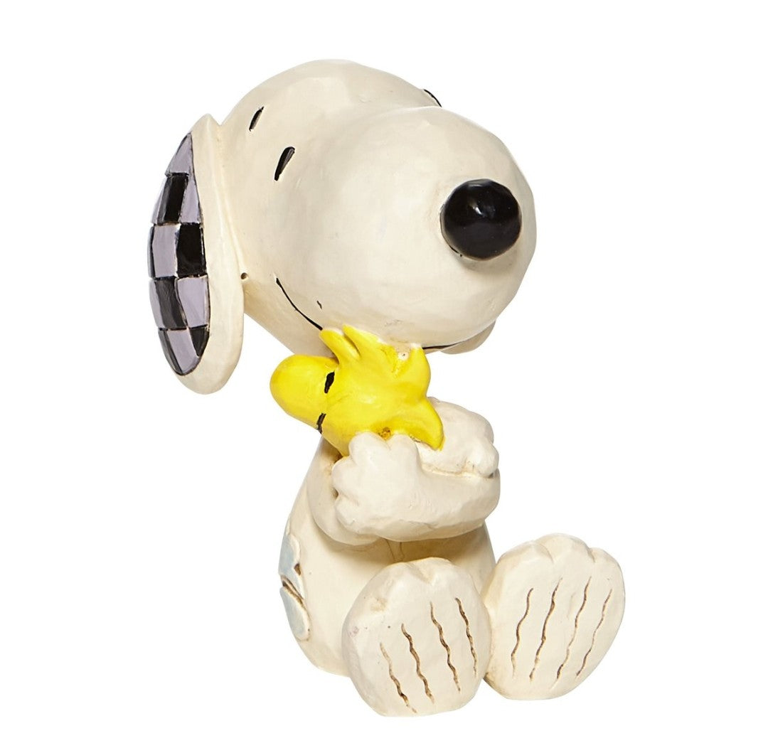 Jim Shore Peanuts Mini Snoopy and Woodstock Statue