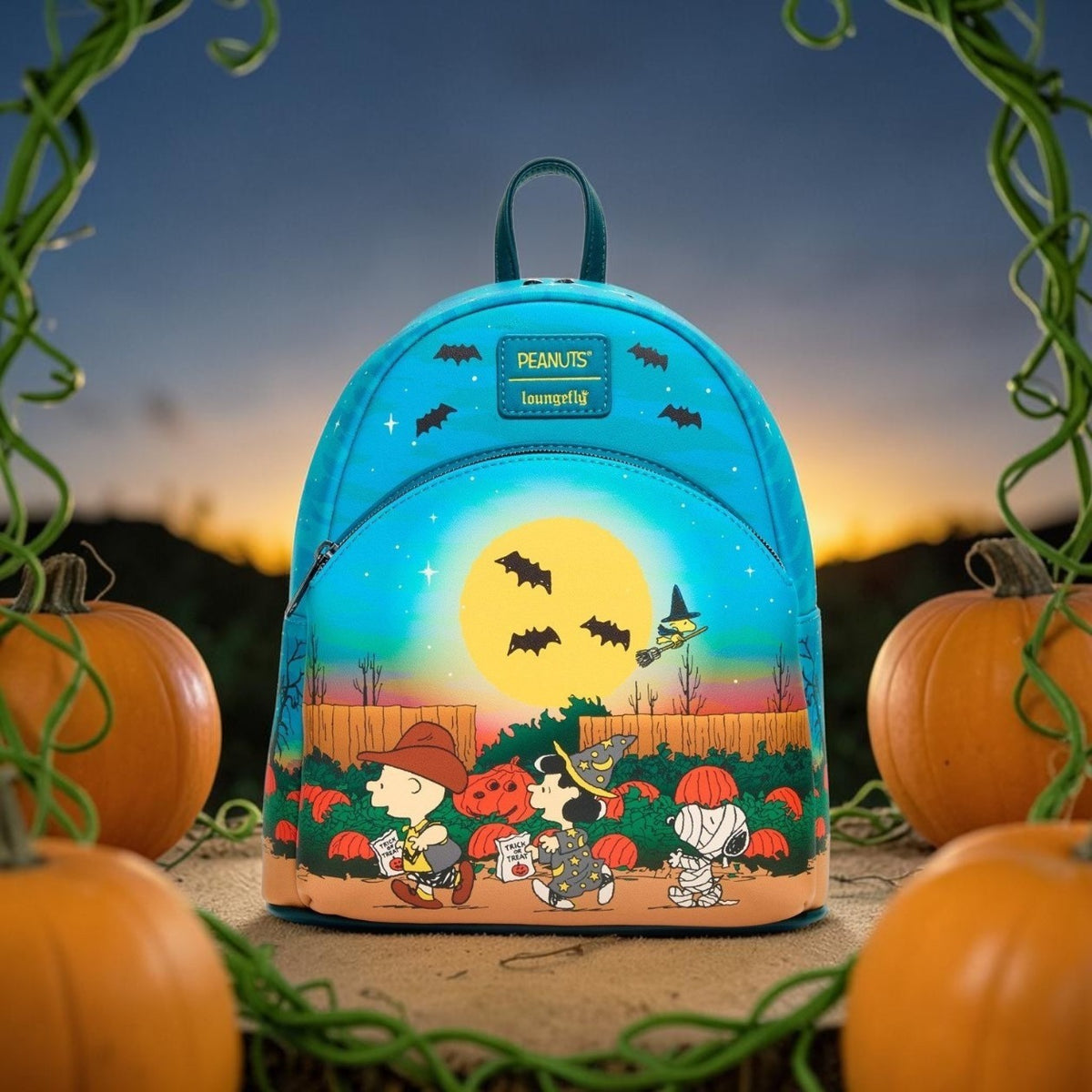 Loungefly The Peanuts Gang Halloween Trick or Treating Backpack