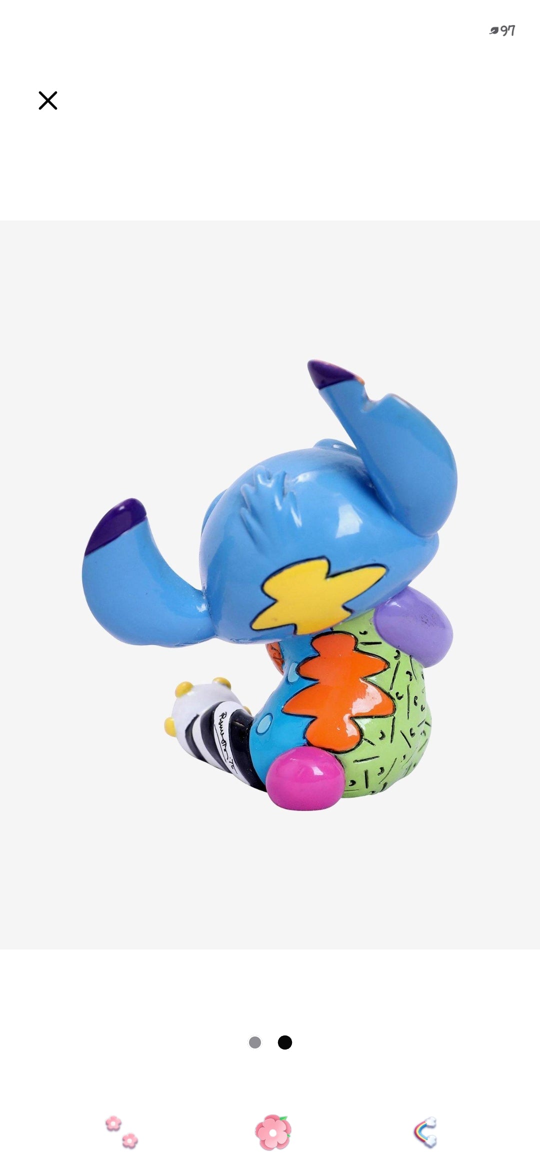 Disney Lilo & Stitch Stitch Mini-Statue by Romero Britto