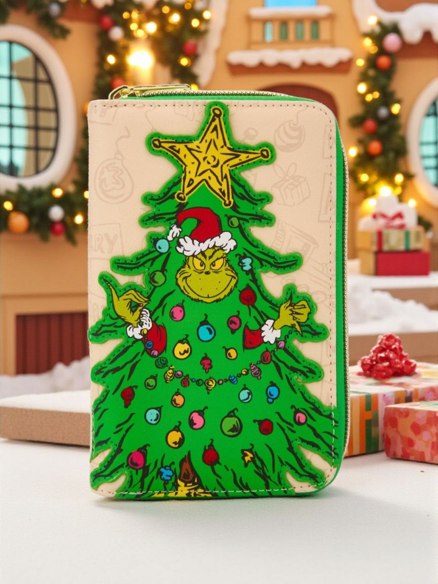 Loungefly Grinch and Max Christmas Wallet
