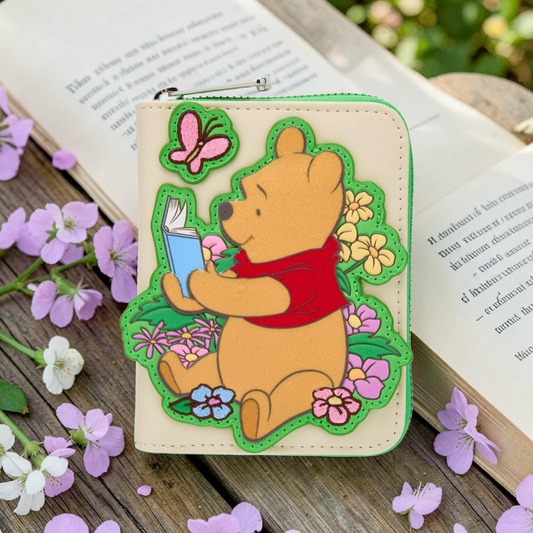 Loungefly Disney Winnie the Pooh Reading Books Floral Wallet