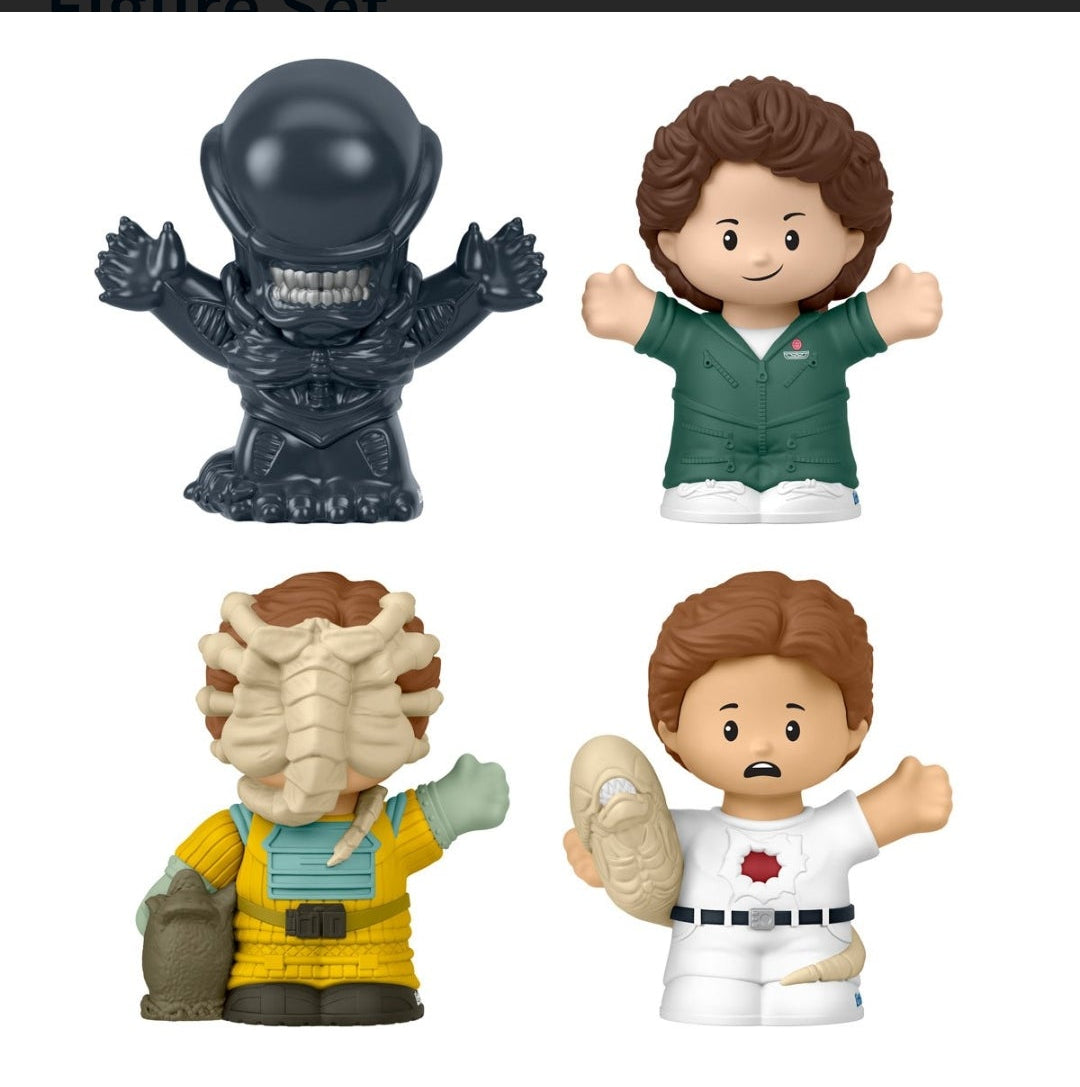 Fisher-Price Little People Alien Predator Collector Figures Set