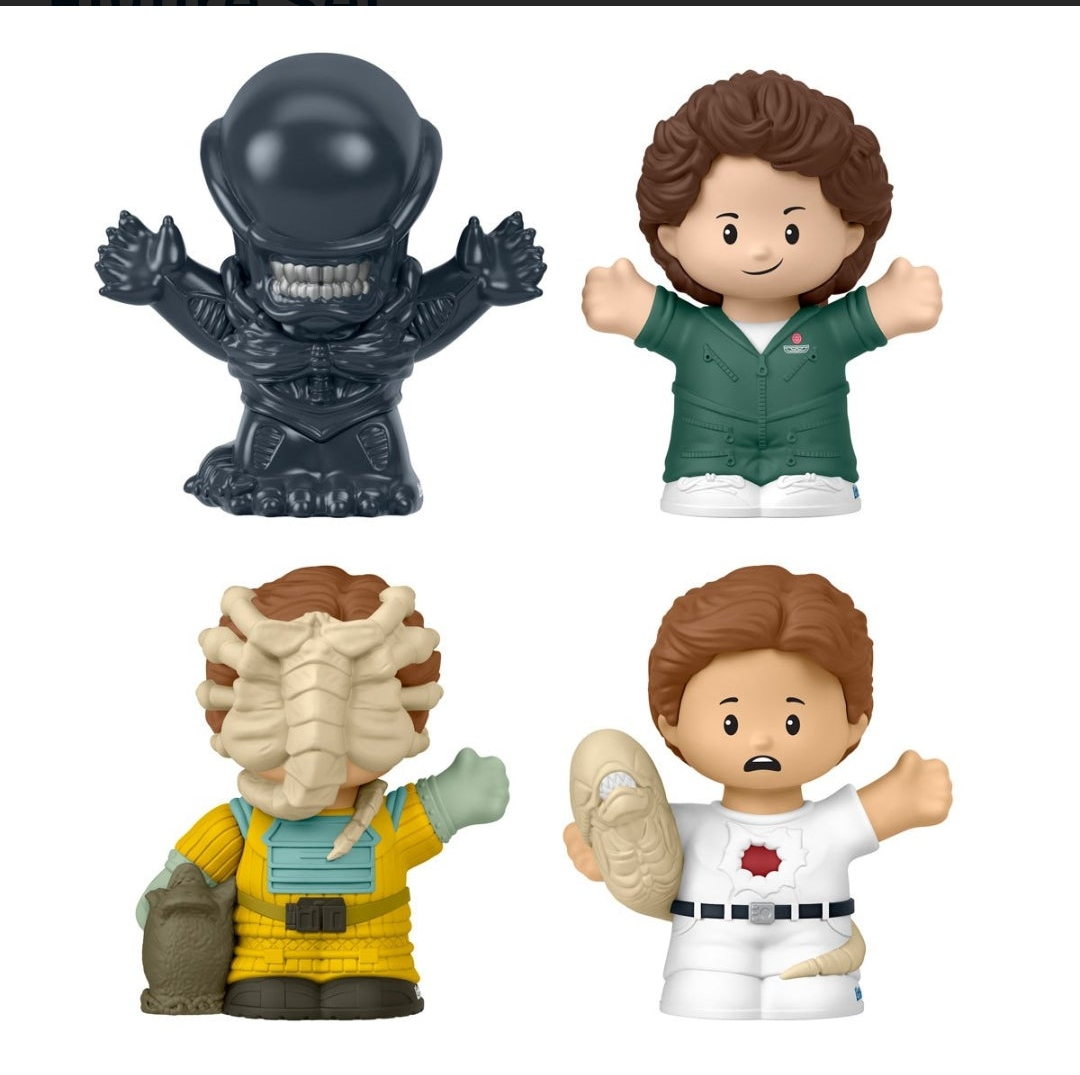 Fisher-Price Little People Alien Predator Collector Figures Set