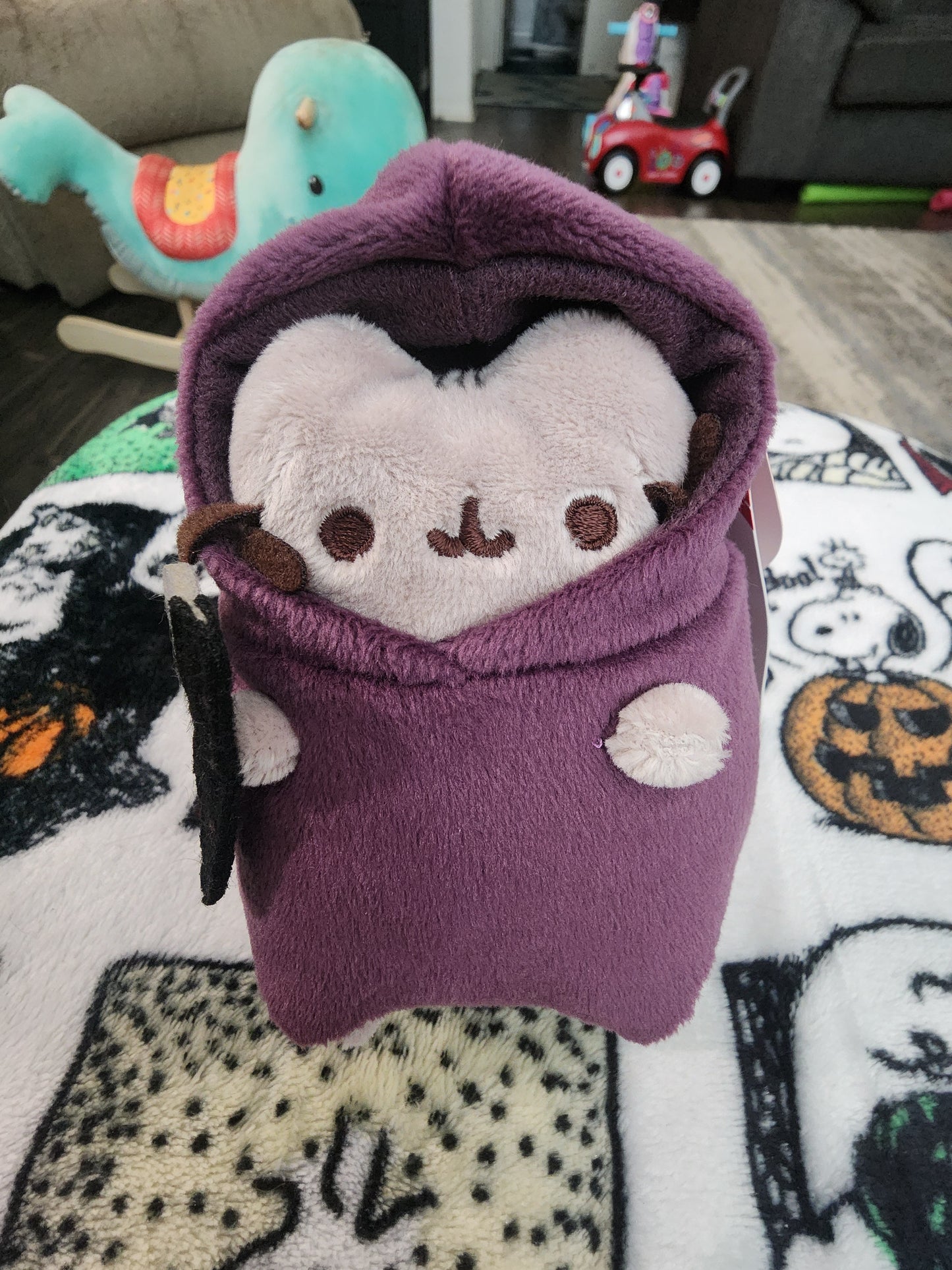 Pusheen Cat Halloween Grim Reaper Plush
