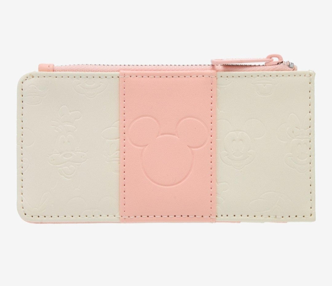 Loungefly Mickey Mouse & Friends Pink & White Cardholder
