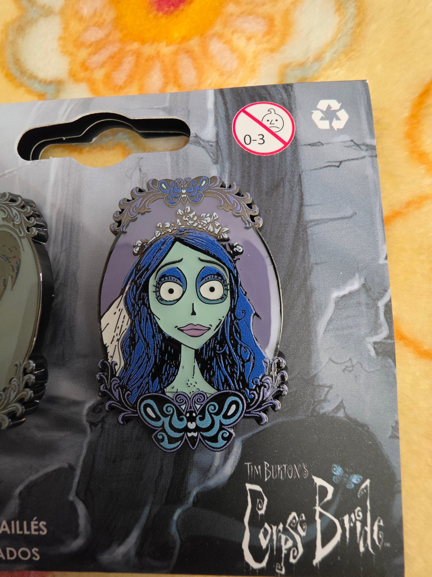 Corpse Bride Emily and Victor Pin Set