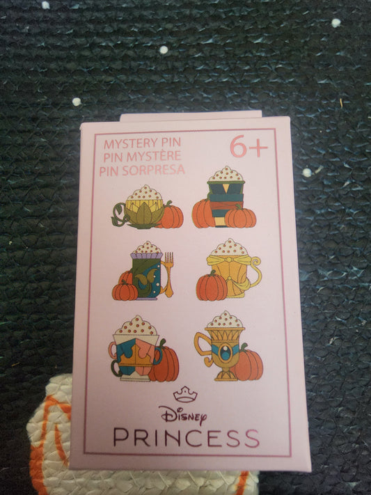 Loungefly Disney Princess Fall Pumpkin Spice Drink Mystery Pins