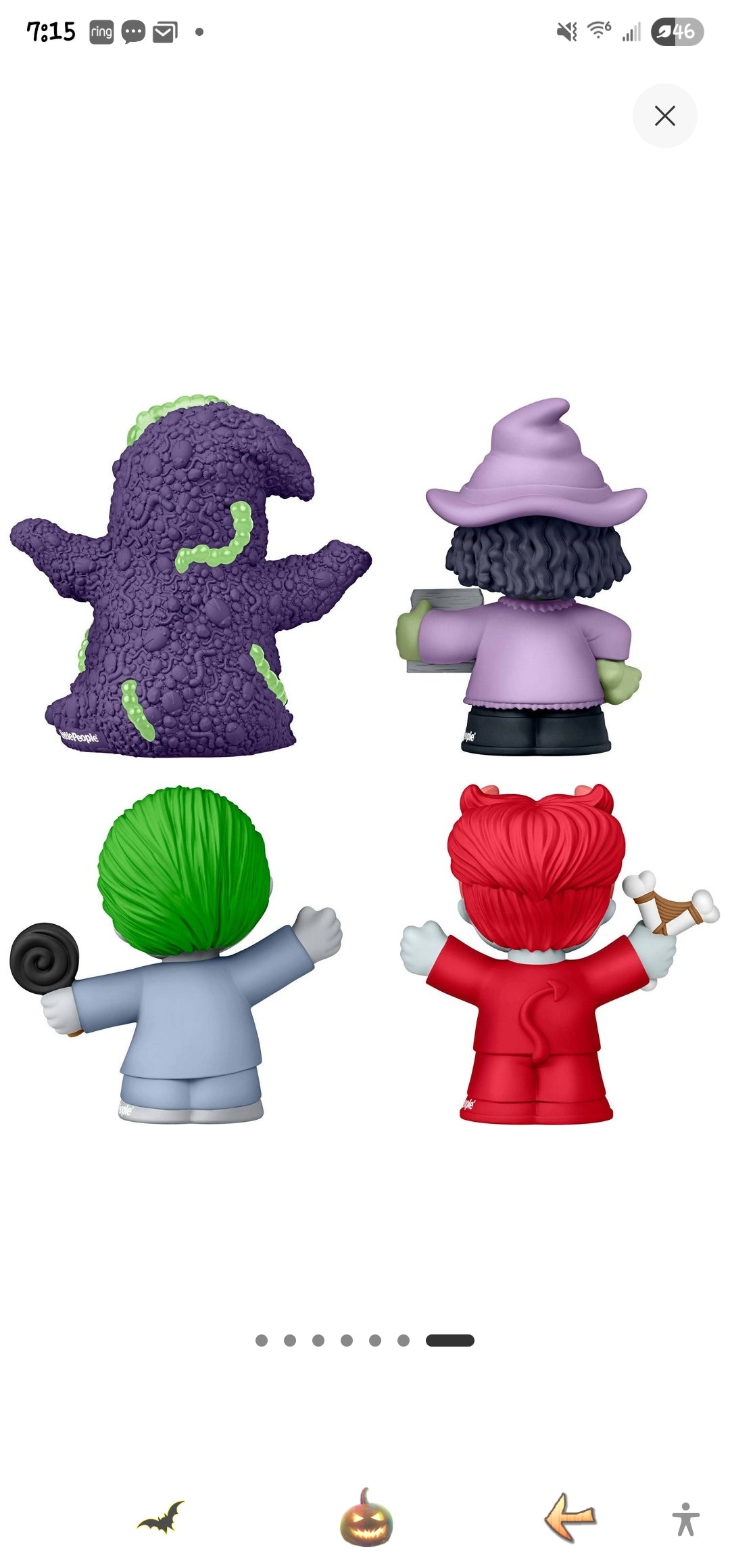 Little People Nightmare Before Christmas Oggie Boogie, Lock, Shock and Barrel