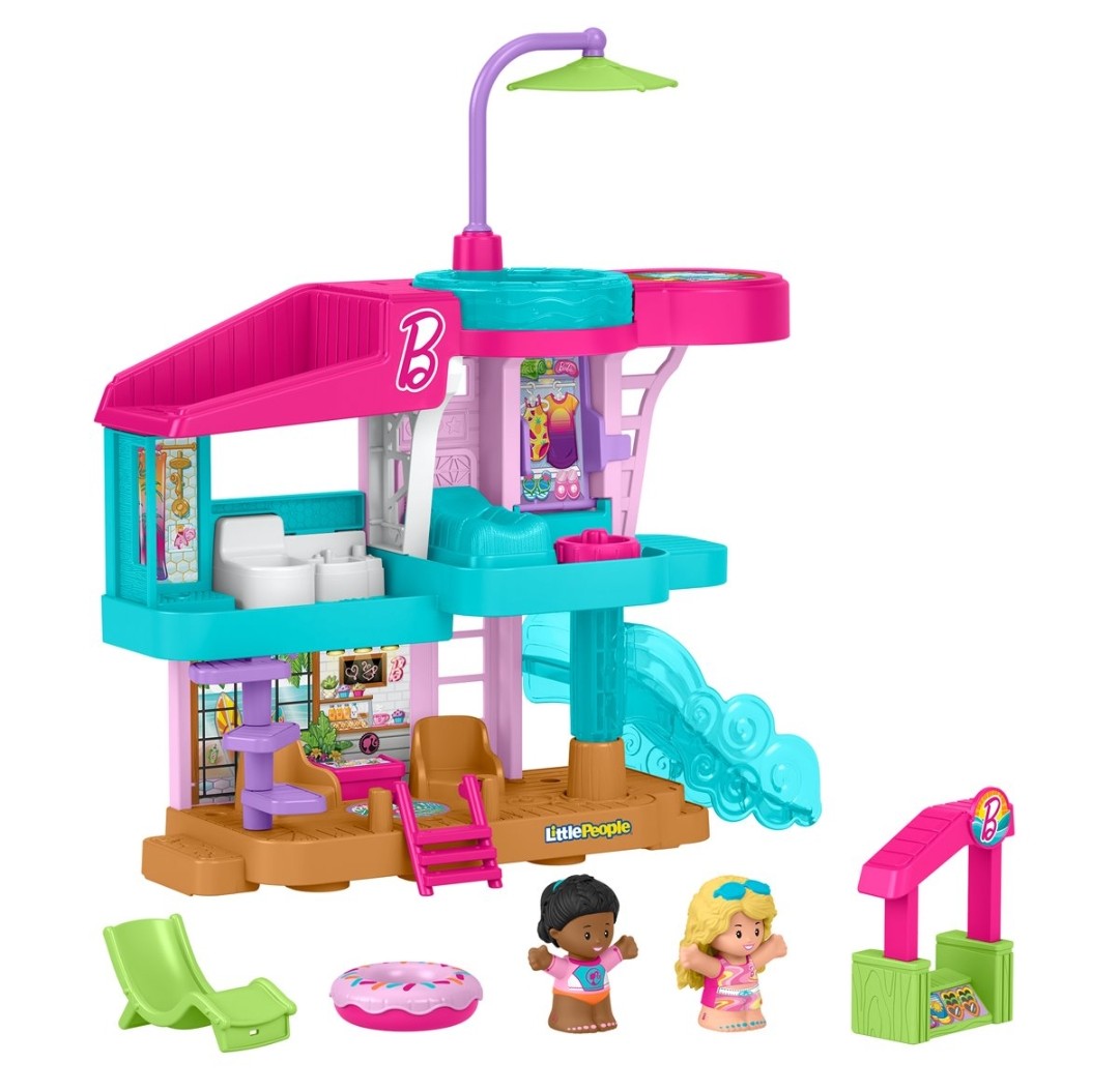 Fisher Price Little People Barbie Beach House Playset