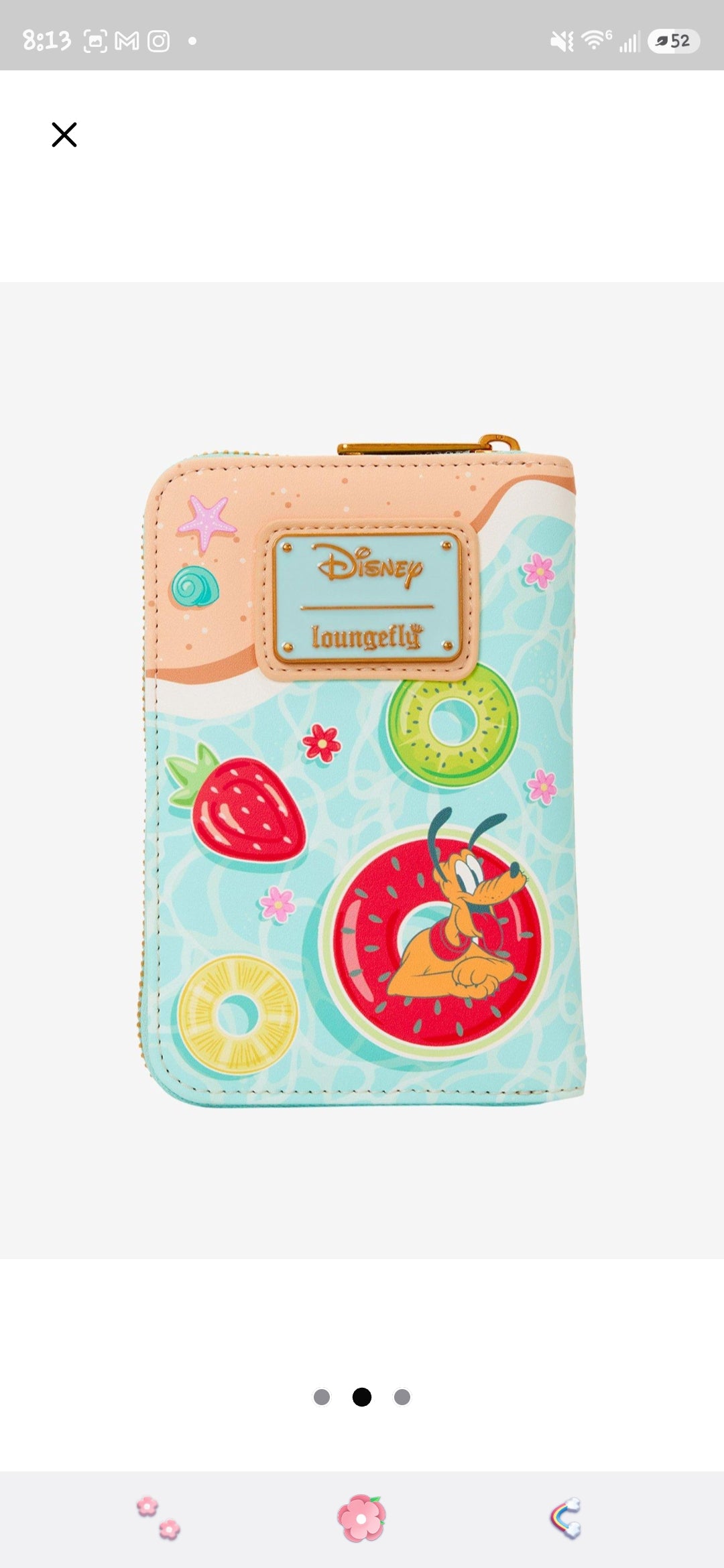 Loungefly Disney Mickey and Minnie Day at the Beach Wallet