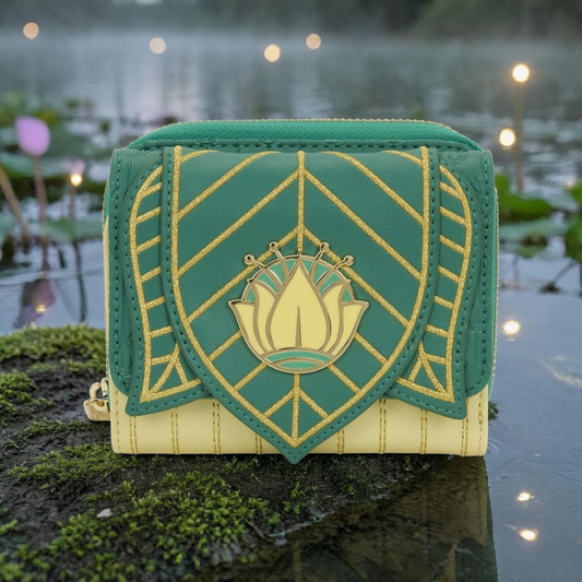 Loungefly Disney Frog Princess Tiana's Green Dress Wallet