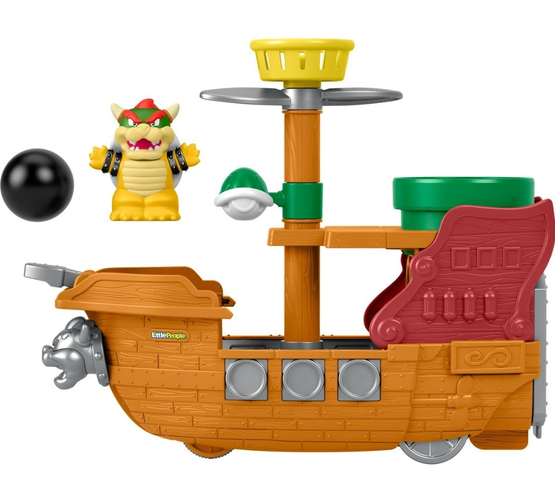 Fisher Price Little People Super Mario Bowser's Airship Playset