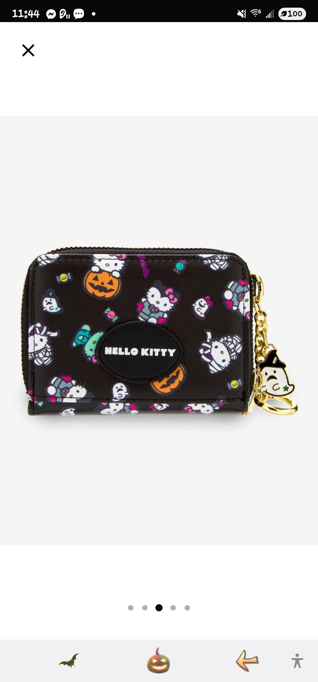 Her Universe Hello Kitty and Friends Halloween Wallet