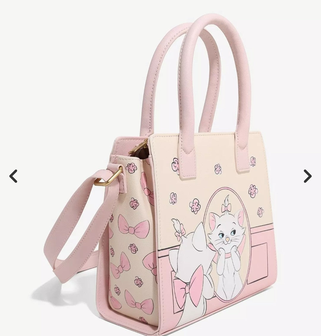 Loungefly Disney Aristocats Admiring Marie Mirror Mini Handbag