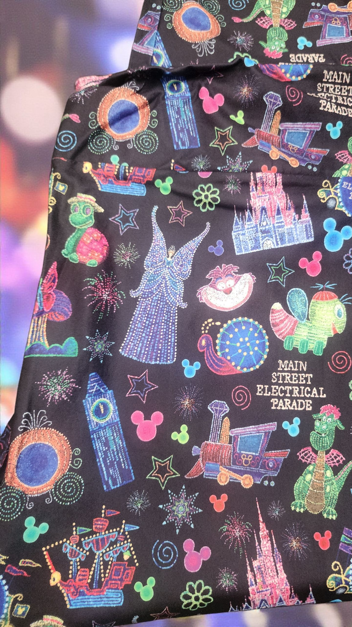 CP Disney Electric Light Parade Capri Leggings