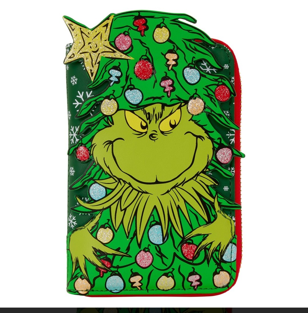 Loungefly Grinch Christmas Tree Holiday Wallet