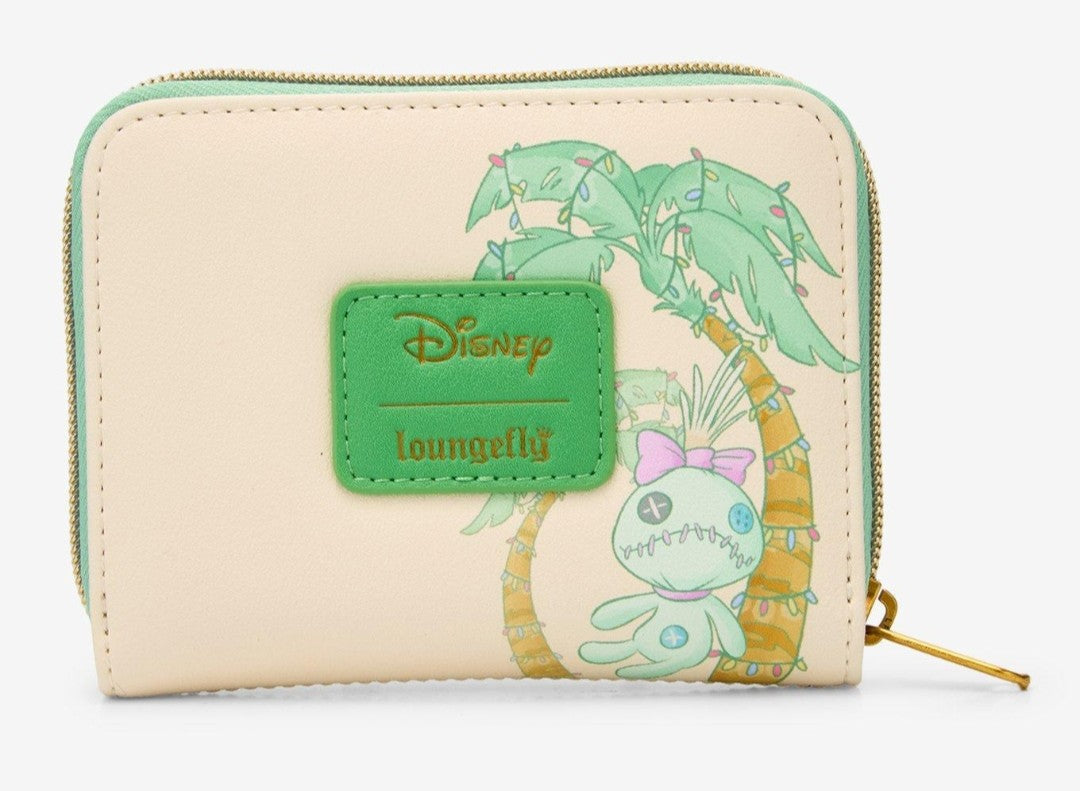 Loungefly Disney Stitch and Scrump Holiday Wallet