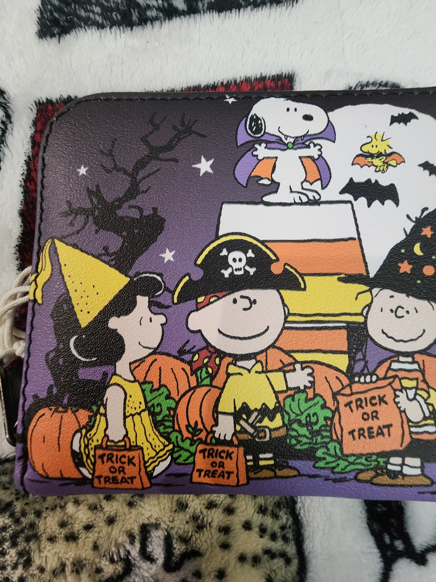 Loungefly Peanuts Characters Trick or Treat Wallet