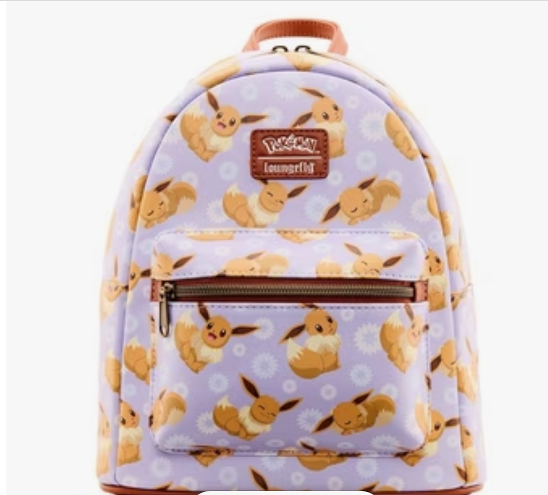 Loungefly Pokemon Eevee Purple Backpack