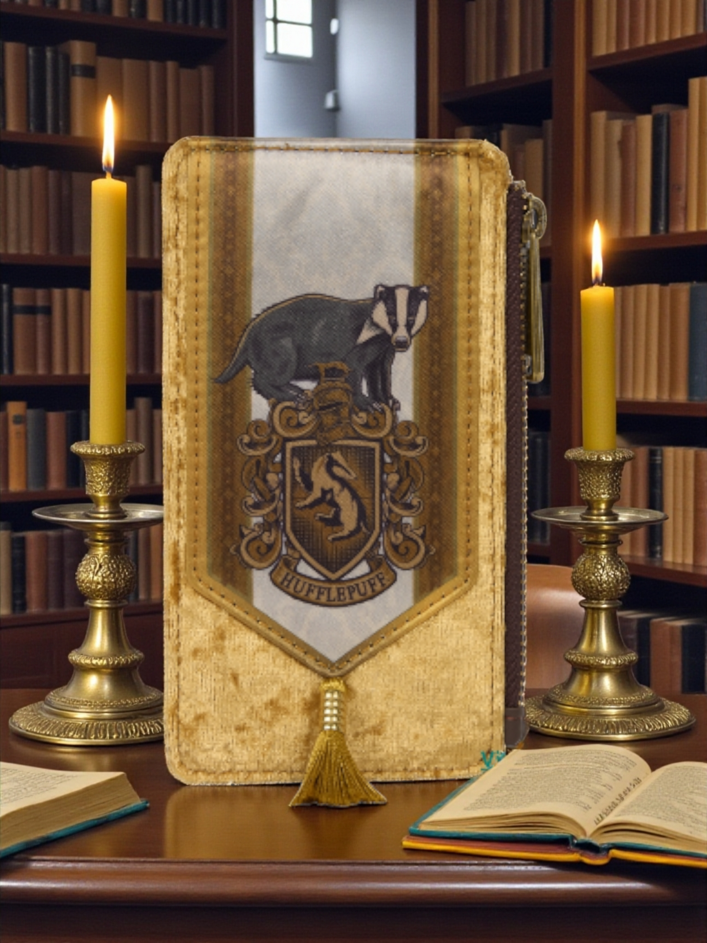 Loungefly Harry Potter Hogwarts Hufflepuff Card Holder