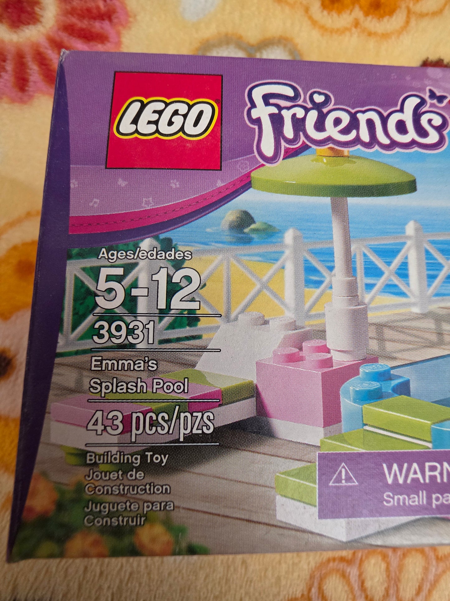 LEGO Friends 3931 Emma's Splash Pool Set "Retired"