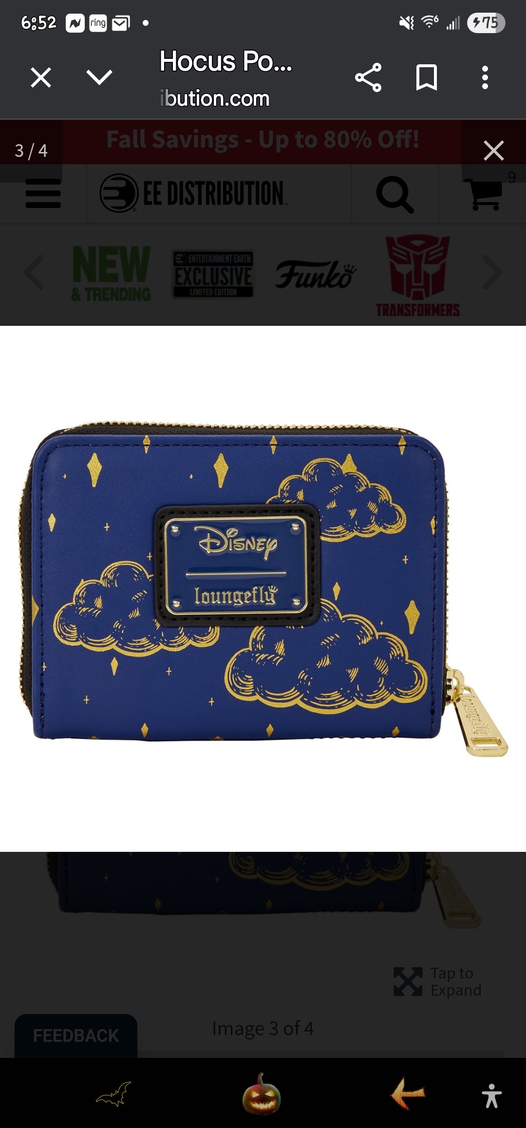 Loungefly Disney Hocus-Pocus Sanderson Sisters Wallet