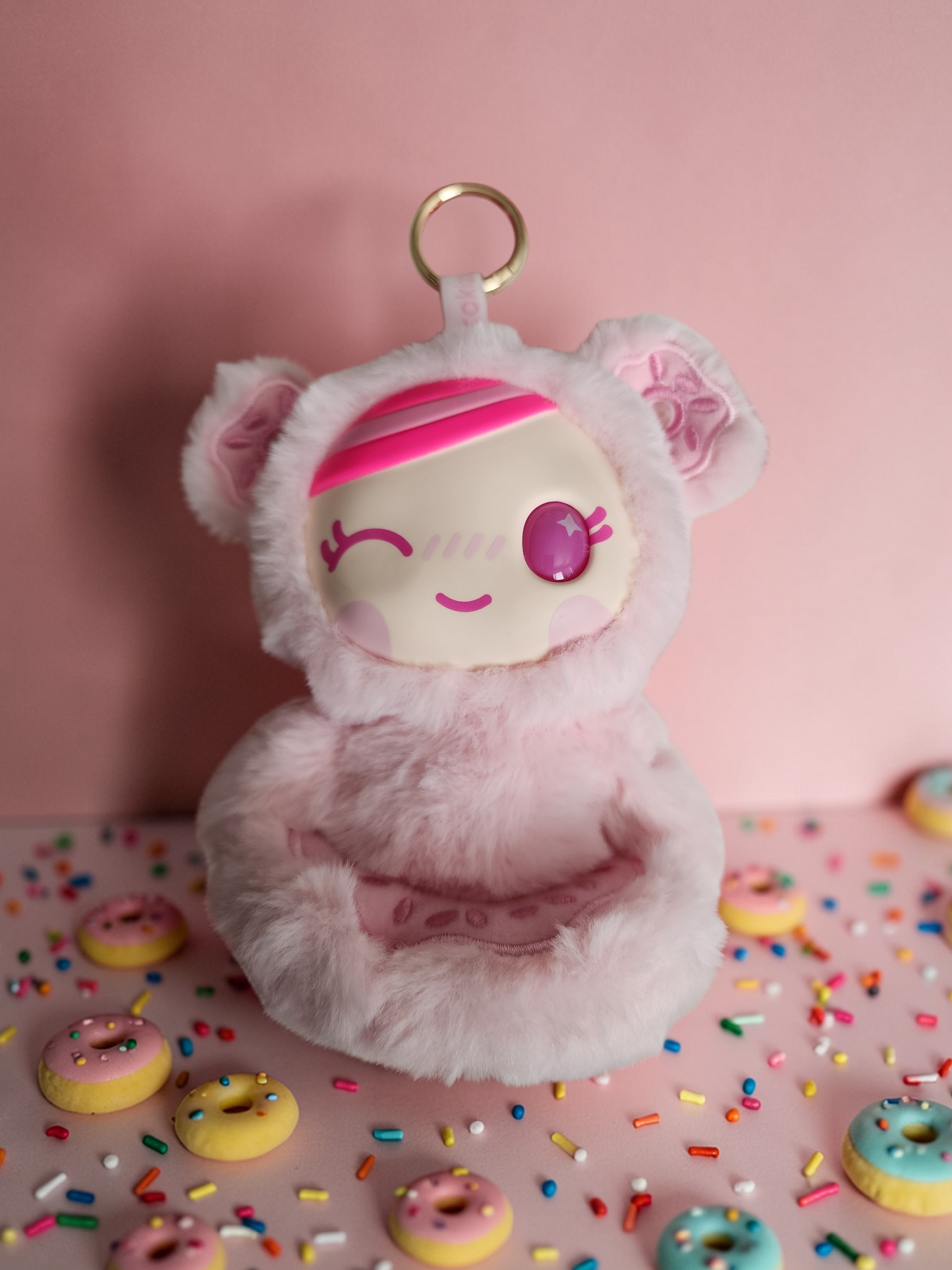 Tokidoki Sweet and Soft Donutella and Biscotti Vinyl Plush Mystery Keychains