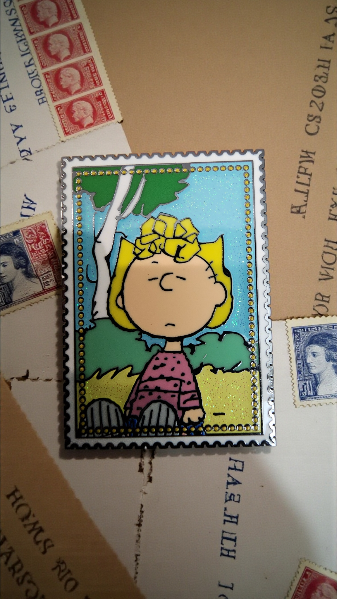Loungefly Peanuts Characters Postage Stamps Mystery Pins