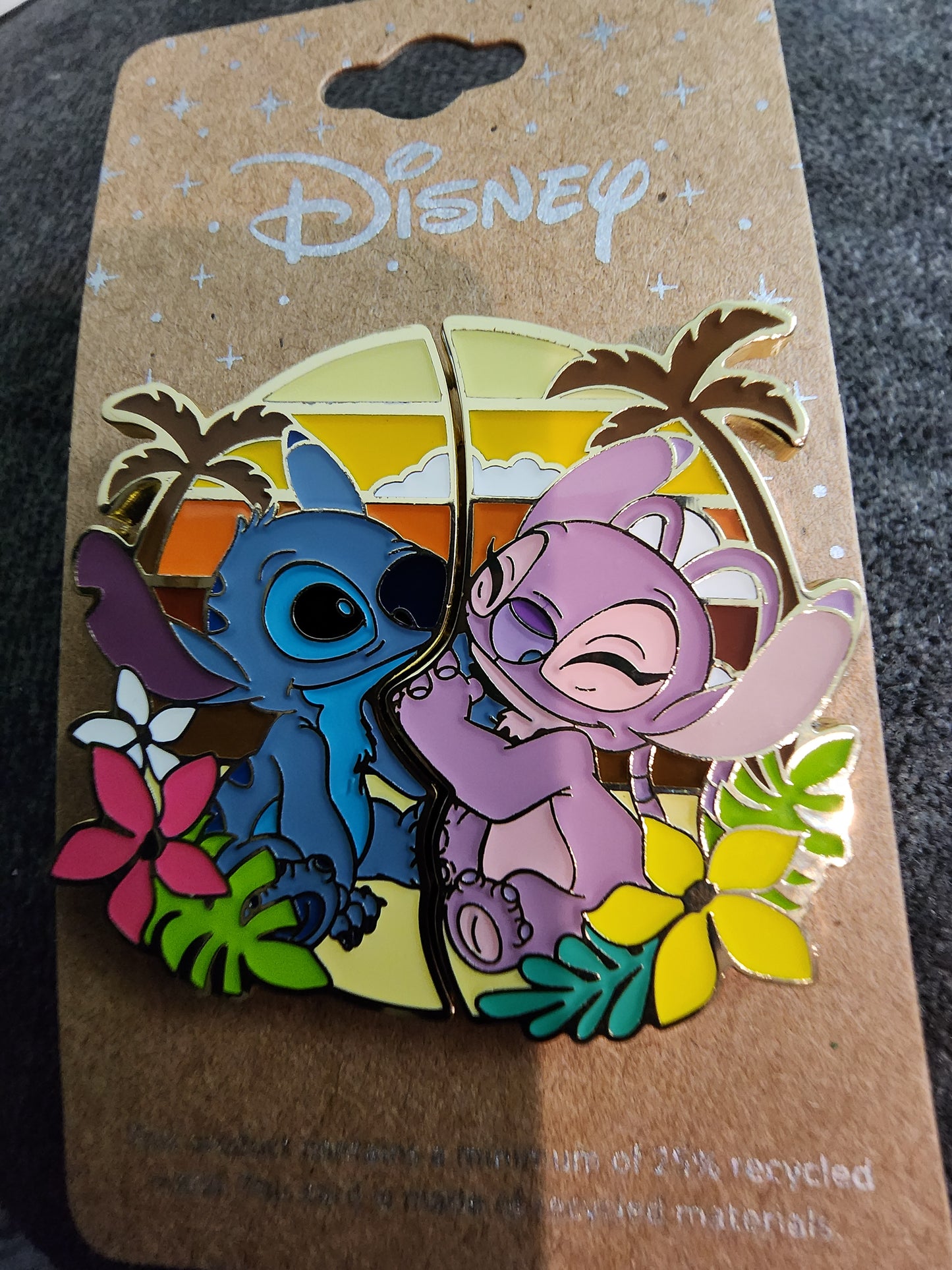 Loungefly Disney Stitch and Angel Couple Pins