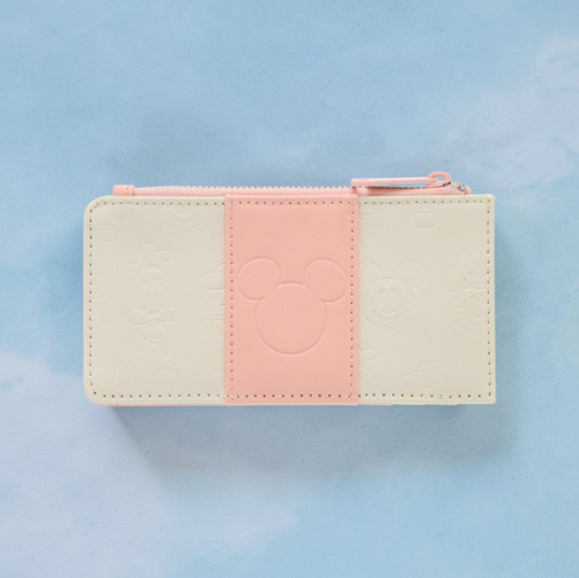 Loungefly Mickey Mouse & Friends Pink & White Cardholder