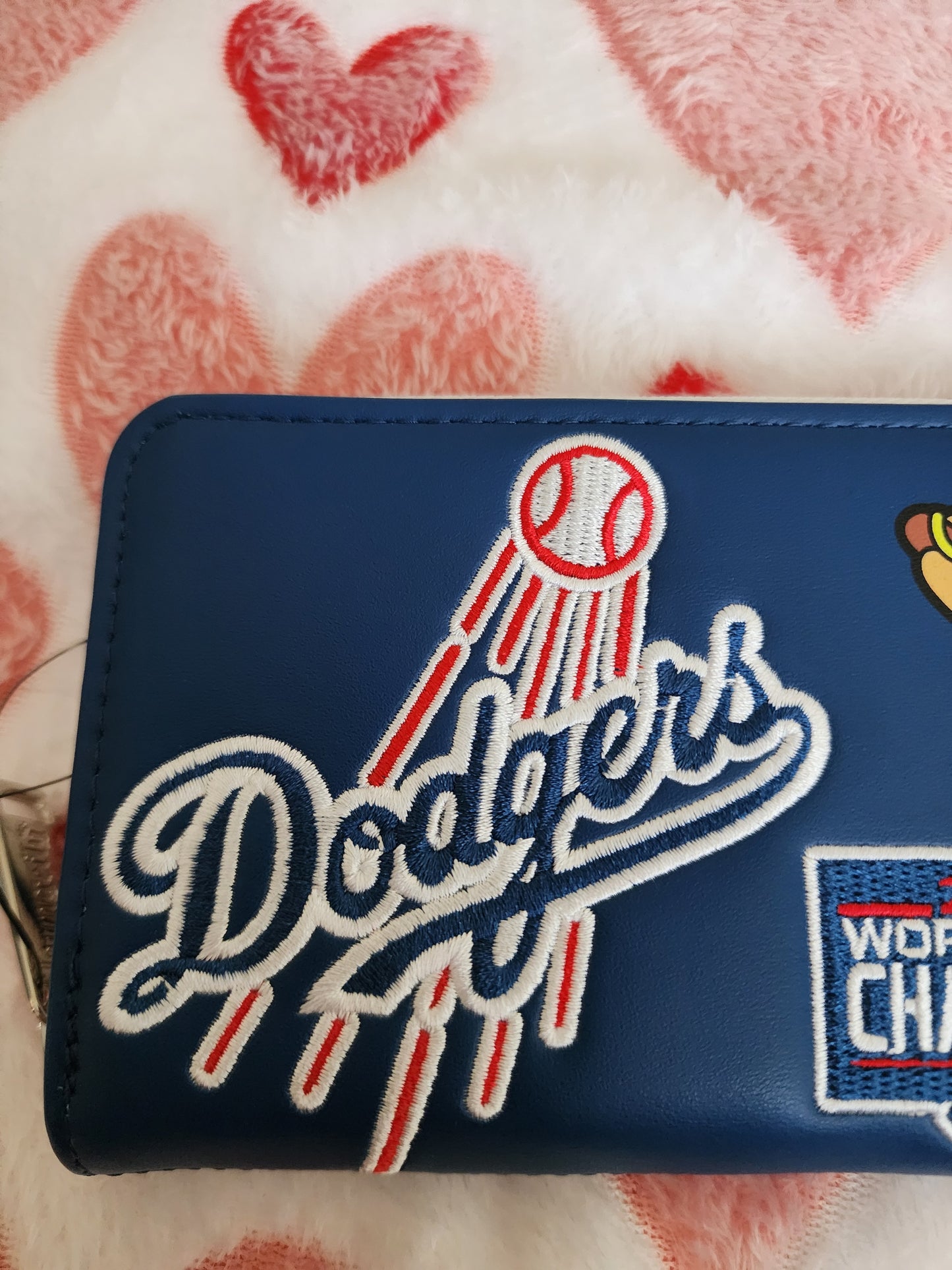 Loungefly MLB Los Angeles Dodgers Patches Zip-Around Wallet
