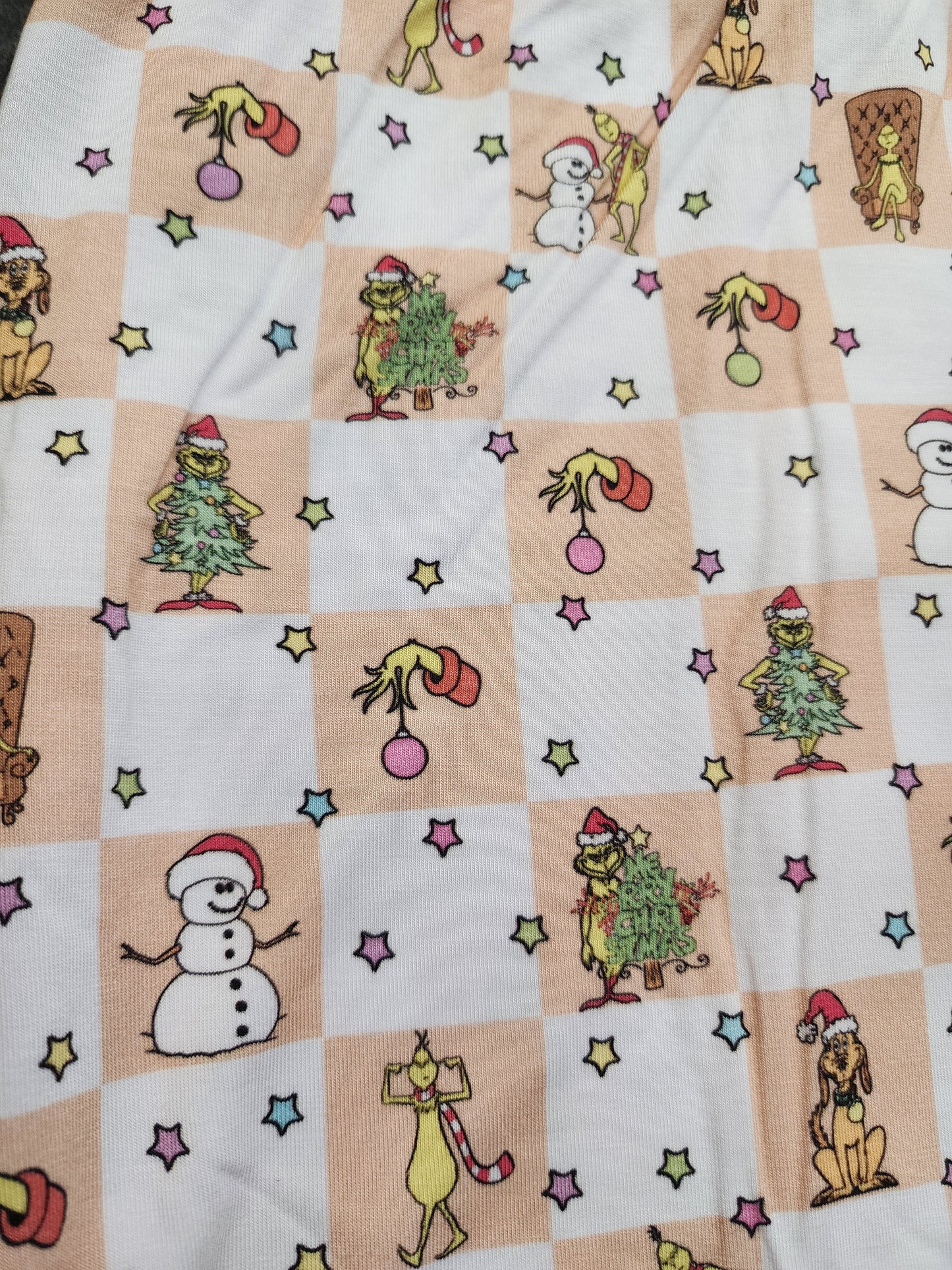 CP Dr. Seuss The Grinch Checked Jogger Leggings