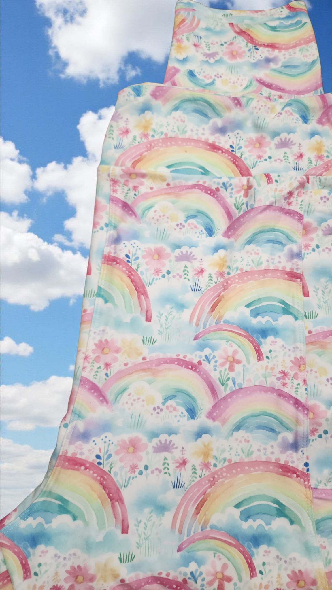 CP Bright Colorful Rainbow Leggings