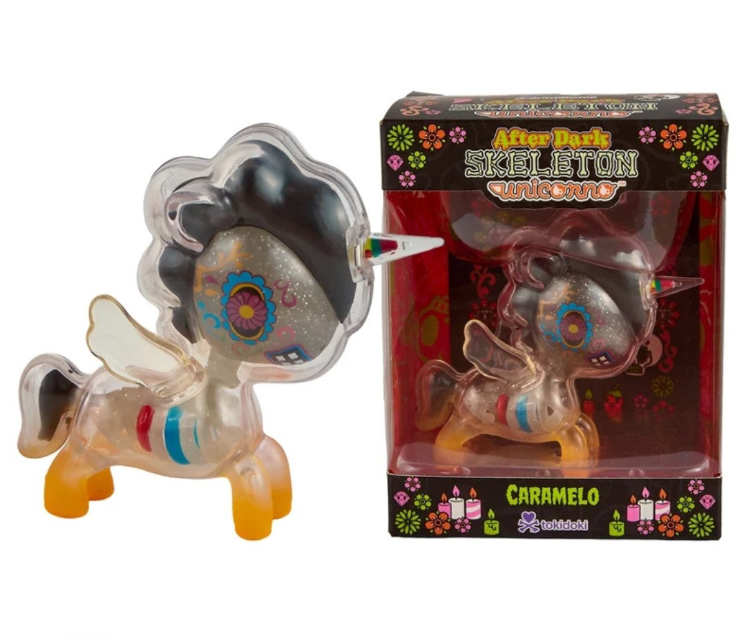 Tokidoki Unicorno After Dark Skeleton Caramelo Special Edition Figure