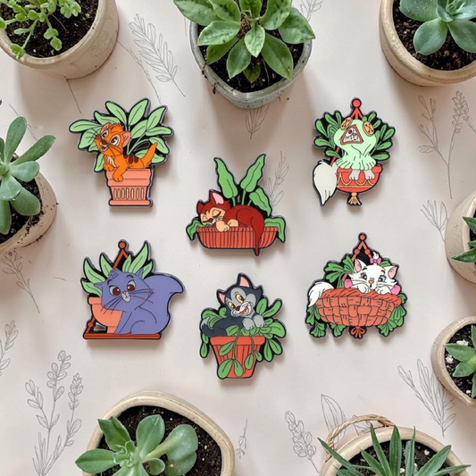 Loungefly Disney Cats Plants Mystery Pins
