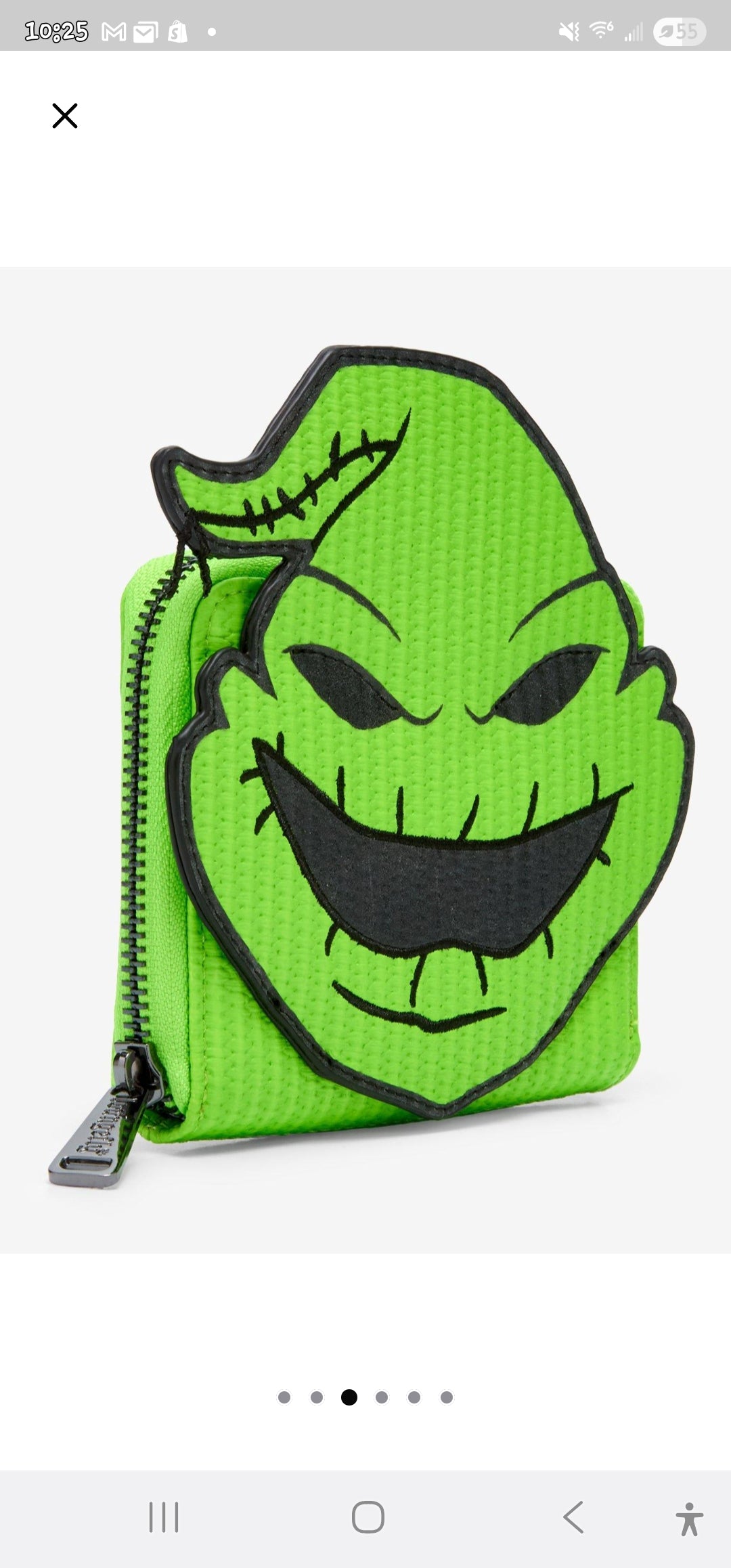 Loungefly Disney Nightmare Before Christmas Oggie Boogie Wallet