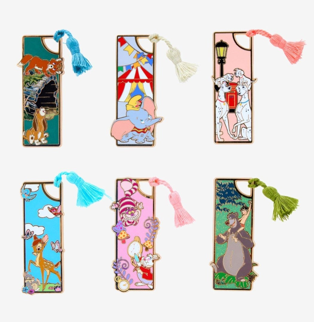 Loungefly Disney Characters Bookmark Tassel Mystery Pins