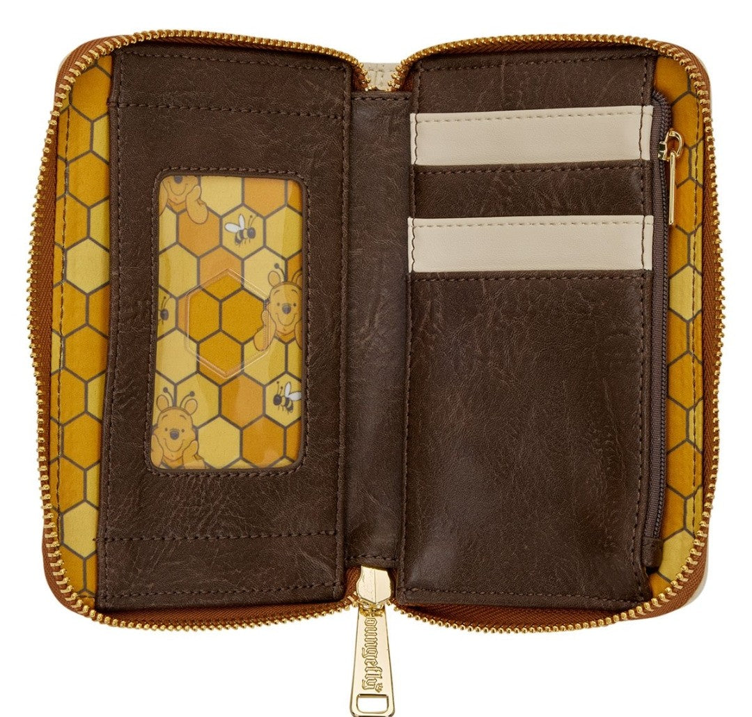 Loungefly Disney Winnie the Pooh Floral Bee Zip Around Wallet