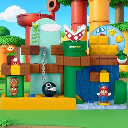 Fisher Price Little People Super Mario Bros.: My Mario's Adventure Playset