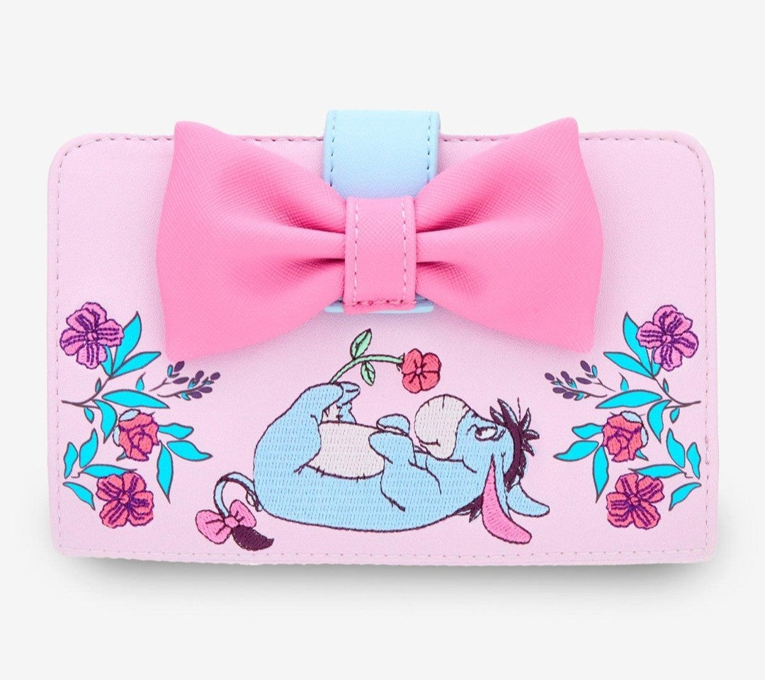 Loungefly Disney Winnie the Pooh Eeyore Embroidered Floral Wallet