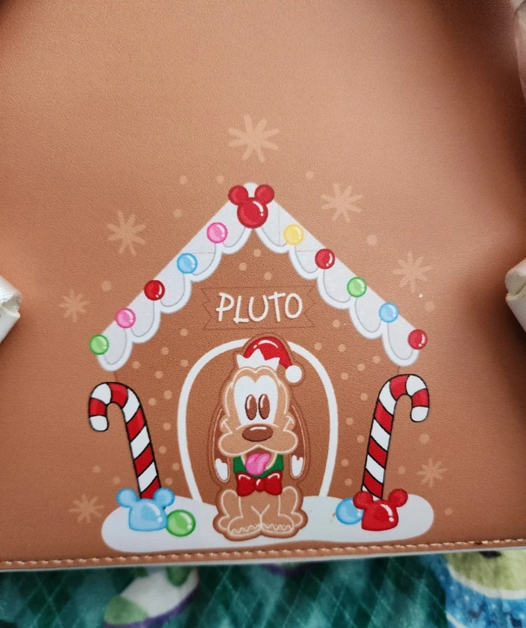 Loungefly Disney Mickey and Friends Gingerbread House Holiday Backpack