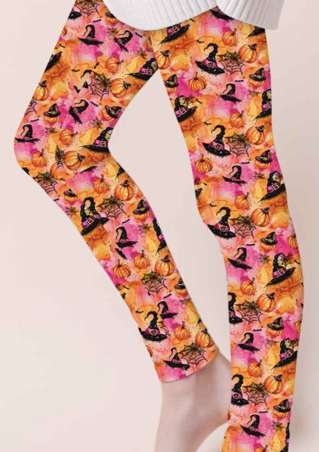 CP Ombre Halloween Witchy Hat Leggings