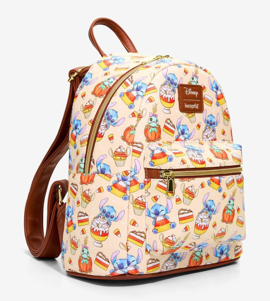 Loungefly Disney Stitch and Scrump Halloween Sweet Treats Backpack