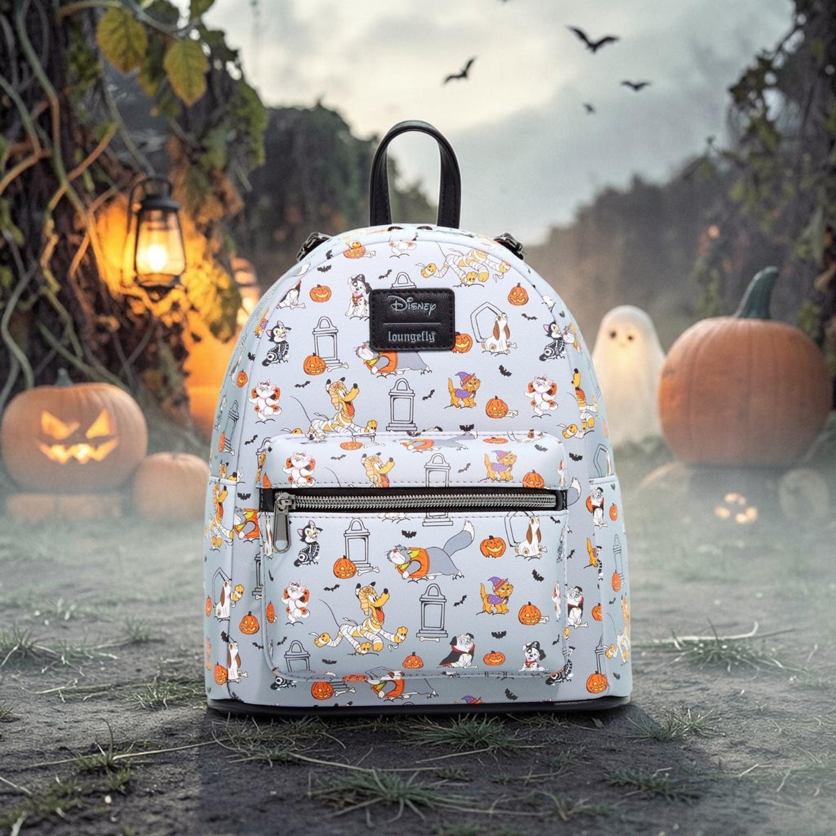 Loungefly Disney Dogs and Cats Halloween  Backpack
