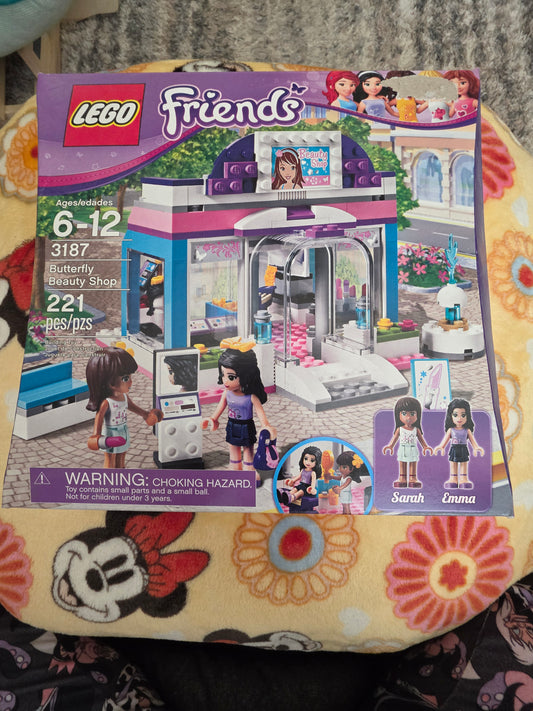 LEGO 3187 Friends Emma Butterfly Beauty Shop "Retired"